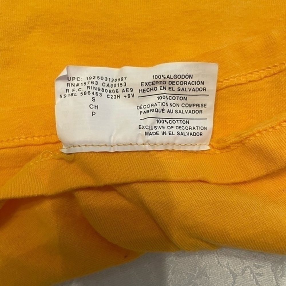 Champions Yellow Logo T-Shirt - Picture 6 of 10